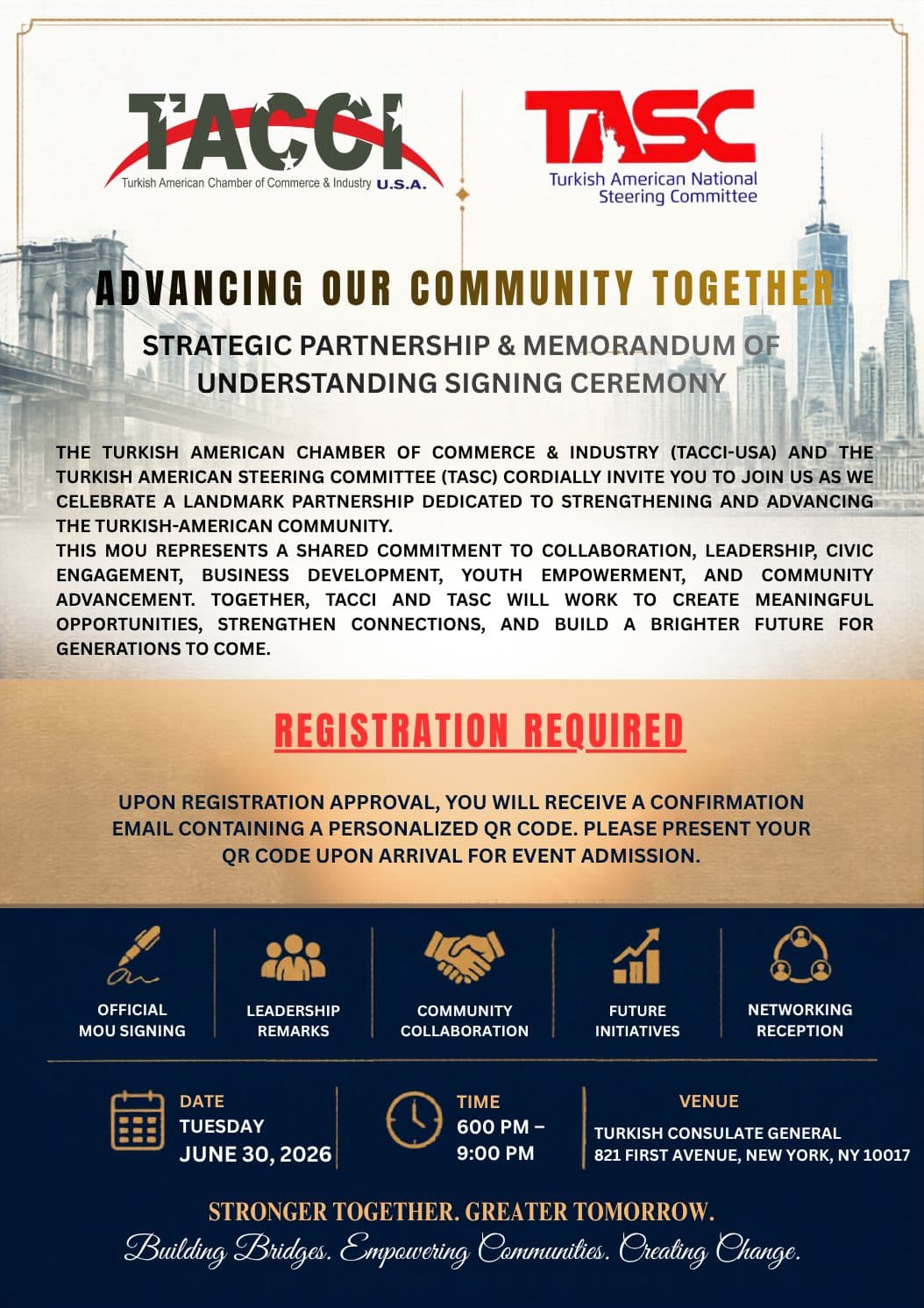 Advancing Our Community Together: Strategic Partnership & Memorandum of Understanding Signing Ceremony